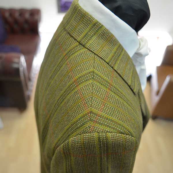 Completed bespoke jacket